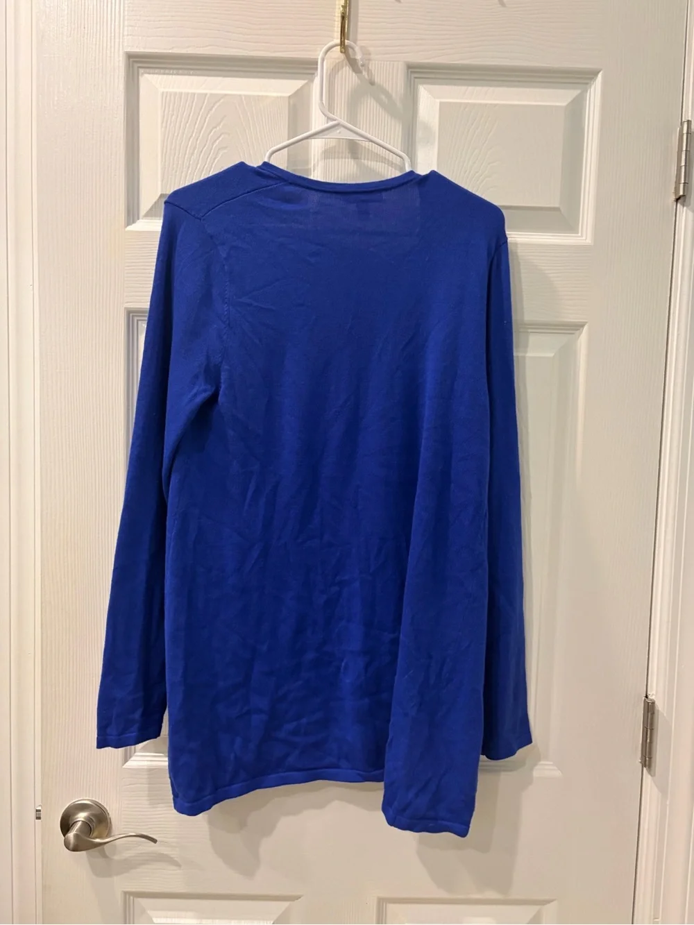 NWT Lilly Pulitzer Dustin Open-Front Cardigan Sweater in Royal Purple Large - Picture 3 of 3